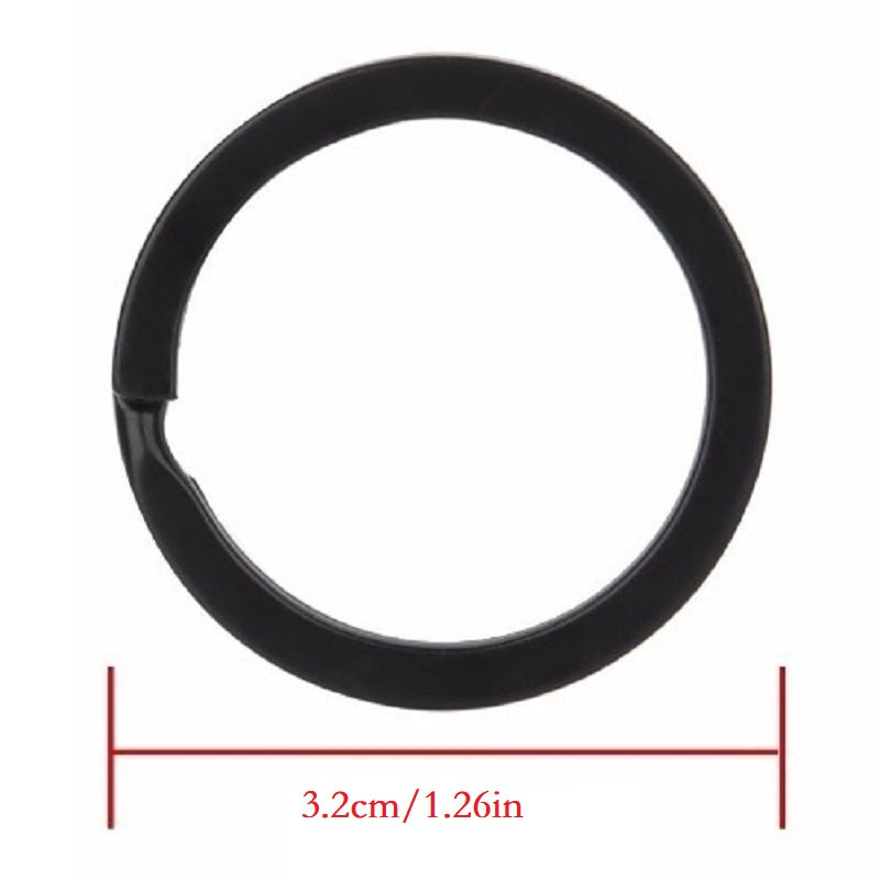 10pcs Iron Key Rings Round Key Rings For Keychains DIY Keyrings Key Organizer