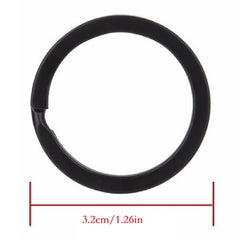 10pcs Iron Key Rings Round Key Rings For Keychains DIY Keyrings Key Organizer