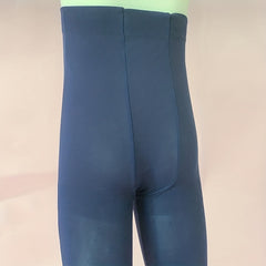 Navy Footed Tights Elastic Comfortable Leggings For Girls