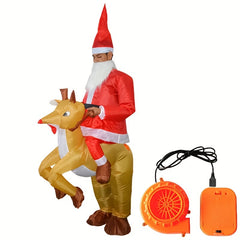 Christmas Cartoon Inflatable Costume Halloween Party Cosplay