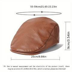 Men's Vintage Beret Painter Hat Taxi Driver Golf Hat