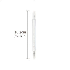 Dual Head Metallic Marker Pen Soft Brush & Fine Tip for Art Journaling