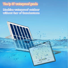 High Power Solar Street Lamp Light Control Remote Control Timing Spotlight