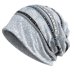 Chemo Head Beanie Turban Hat Head Cover Cap Elastic Christmas Hat