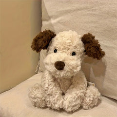 Adorable Brown Plush Dog Toy for Wedding Party Favors Halloween Decor