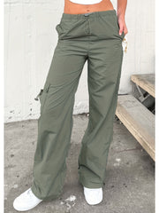 Y2K Loose Drawstring Casual Cargo Pants