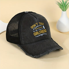 Vintage Washed Dad Hat Baseball Cap Adjustable Unisex Style Headwear