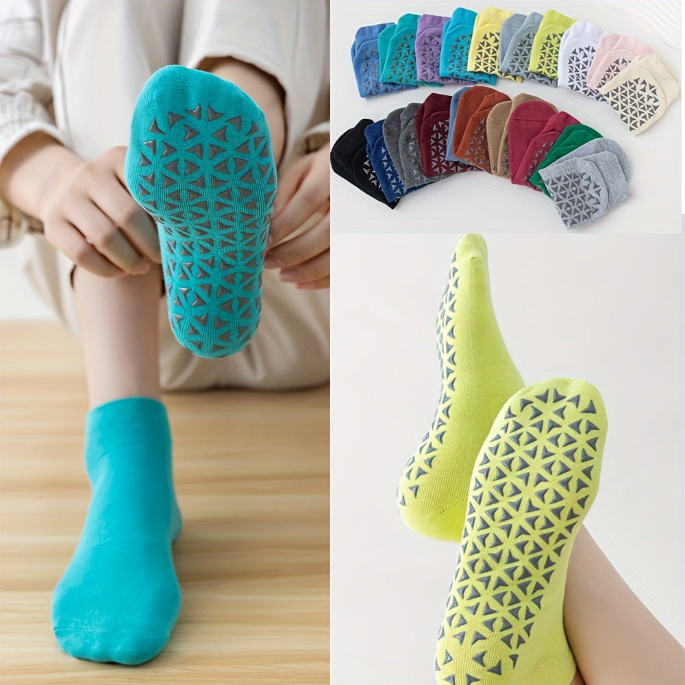 Women's Non slip Pilates Fitness Socks Mesh Breathable Sports Dance Yoga Socks