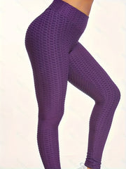High Stretch Yoga Tight Pants High Waist Sports Running Leggings