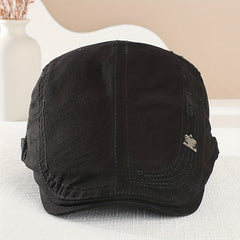 Men's Casual Outdoor Sports Beret Iron Label Letter Embroidery Newsboy Hat