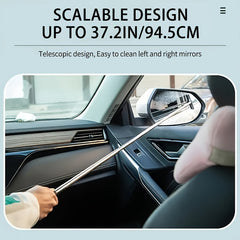 Car Rearview Mirror Wiper Telescopic Bracket Scraper