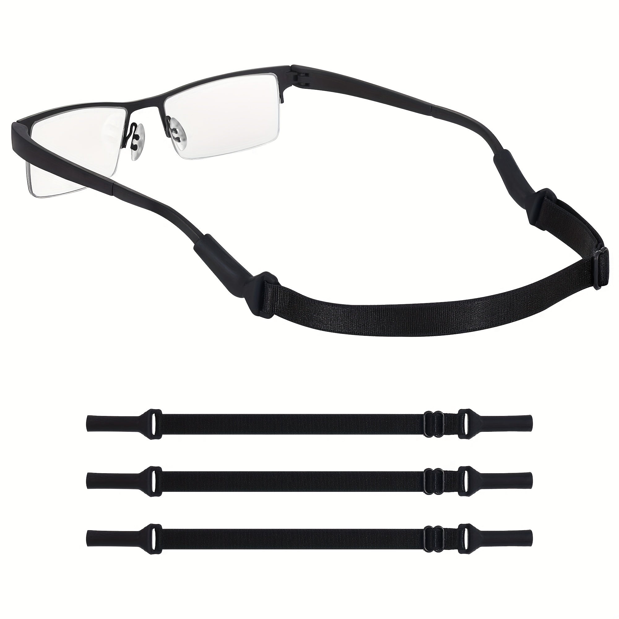 3pcs Glasses Lanyard Non-slip Glasses Rope Eyeglass Holder Strap for Men