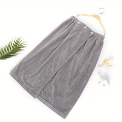 Women's Quick Drying Shower Wrap Towel Bath Skirt for Spa Sauna Pool Gym