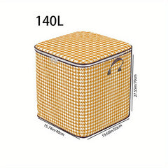 Orange Large Capacity Clothing Storage Bag Foldable Dustproof Bag