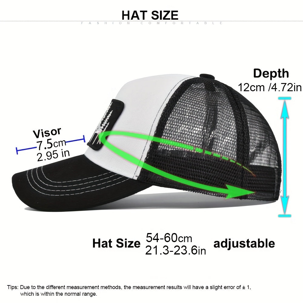 Forest Patch Mesh Trucker Hat Sunshade Baseball Cap Adjustable Dad Hats