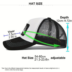 Forest Patch Mesh Trucker Hat Sunshade Baseball Cap Adjustable Dad Hats