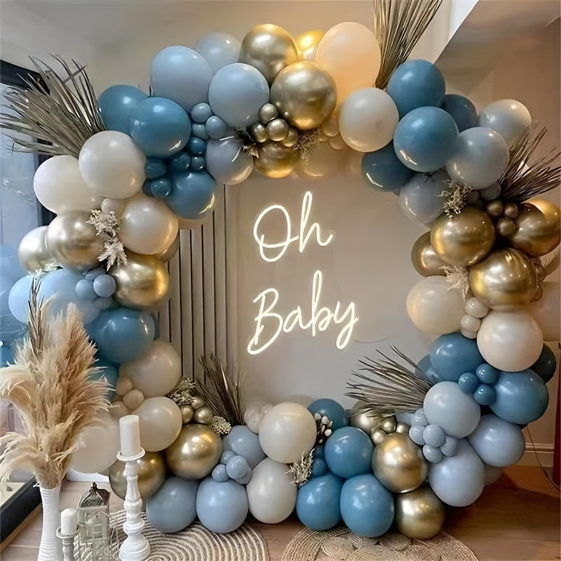 Blue Balloon Garland Arch Kit for Wedding Birthday Anniversary