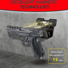 Concealed Magnet Mount with Safety Trigger Guard Protection