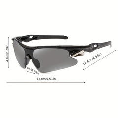 Men's Sports Sunglasses Cycling Glasses Windproof Goggles With Case