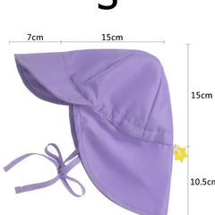 Baby Bucket Hat Adjustable Fisherman Hat Wide Brim Sunscreen Cap