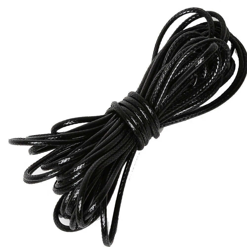5 3mm Waxed Cord Waxed Thread for DIY Bracelet Necklace Jewelry Making