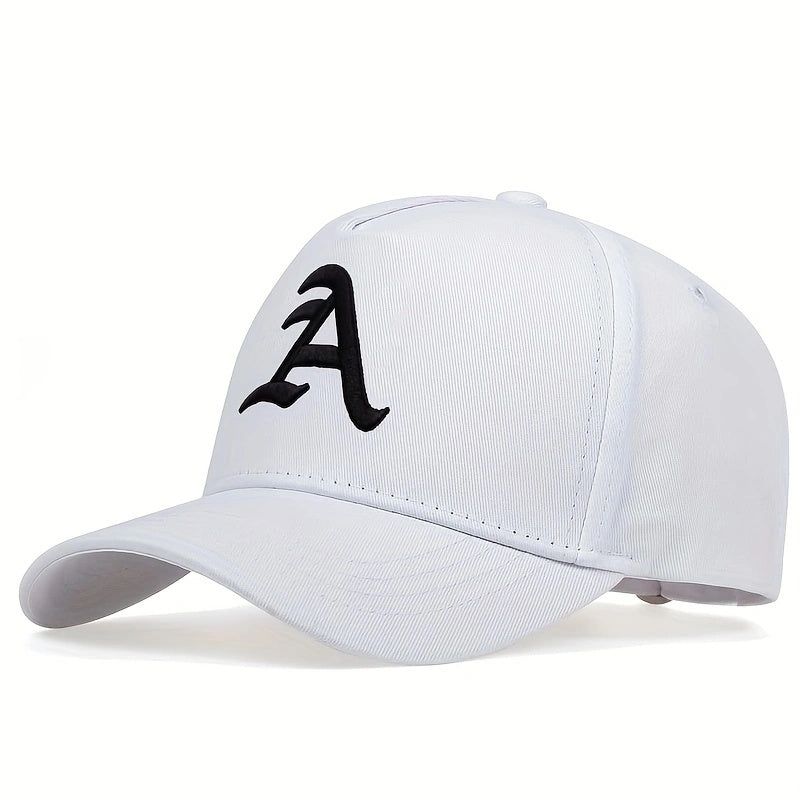Gothic A Embroidery Baseball Cap Unisex Hip Hop Sun Hat Adjustable