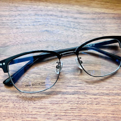 Minimalist Glossy Half frame Glasses