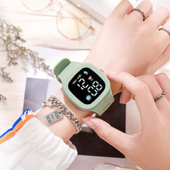 Electronic Watch LED Display Easy Operation Watch