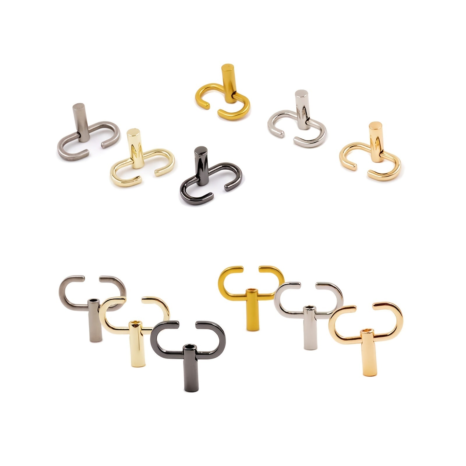 5 Pcs Metal Buckles For Chain Strap Bag Shortening Connector Buckle