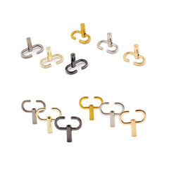 5 Pcs Metal Buckles For Chain Strap Bag Shortening Connector Buckle