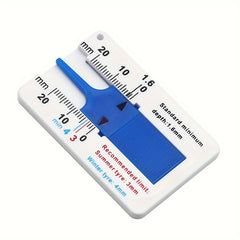 20mm Car Wheel Tread Depthometer Ruler Plastic Tread Gauge Tire Meter