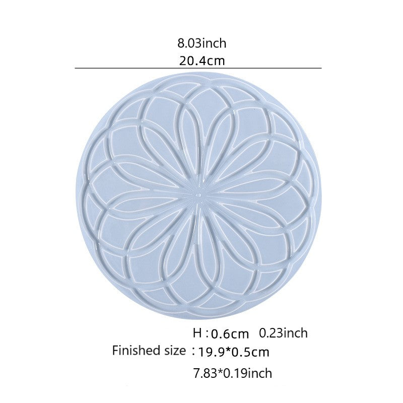 Silicone Molds Home Ornaments Coaster Tools DIY Decor Jewelry Craft