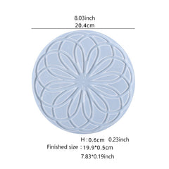 Silicone Molds Home Ornaments Coaster Tools DIY Decor Jewelry Craft