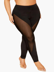High Waist Mesh Yoga Leggings