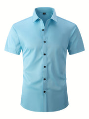 Men's Formal Button Up Shirt for Business Occasion