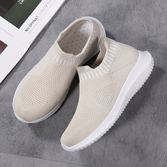 Women's Slip on Sock Sneakers Lightweight Breathable Flat Shoes