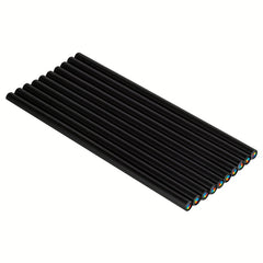 10 Pack Recycled Wood Coloring Pencils 7 Vibrant Colors Lightweight Art Supplies