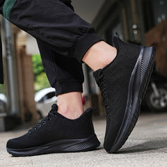Men's Plush-Lined Running Shoes Non-Slip Sneakers
