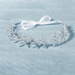 Rhinestone Star Decor Hair Band Bridal Wedding Headwear