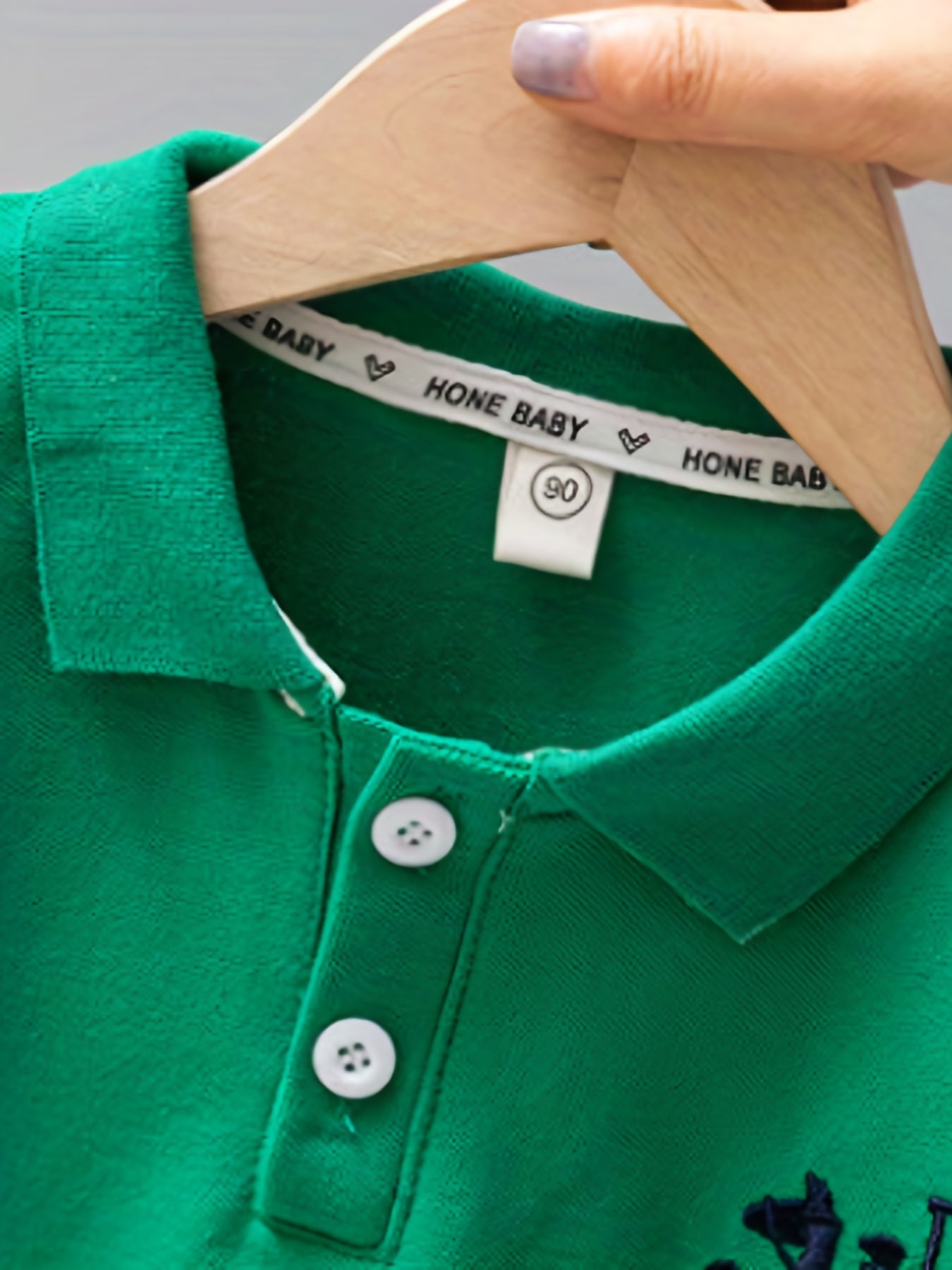 Boys' Horse Embroidery Polo Shirt & Cargo Shorts Set