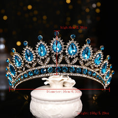 Vintage Crystal Tiara Wedding Bridal Hair Accessories