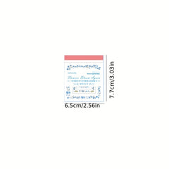 Rejuvenate Series Sticky Notes Flowers 30 Sheets Pack