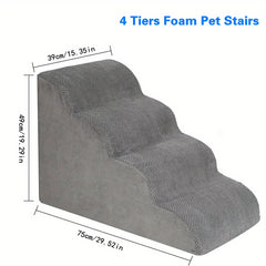 Pet Stairs 3 4 5 Steps Dog Stairs Ramps For Bed Non Slip Pet Steps