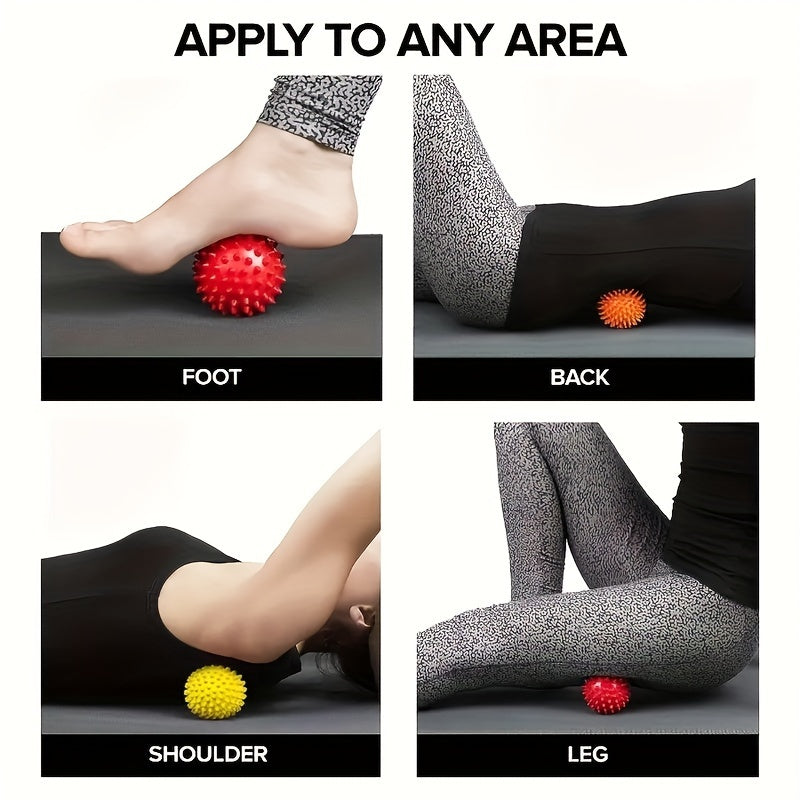 1pc Peanut & Round Massage Ball Set for Fitness & Muscle Relaxation
