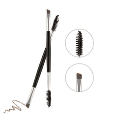 2 Pcs Double Ended Eyebrow Brush & Spoolie for Brow Powder