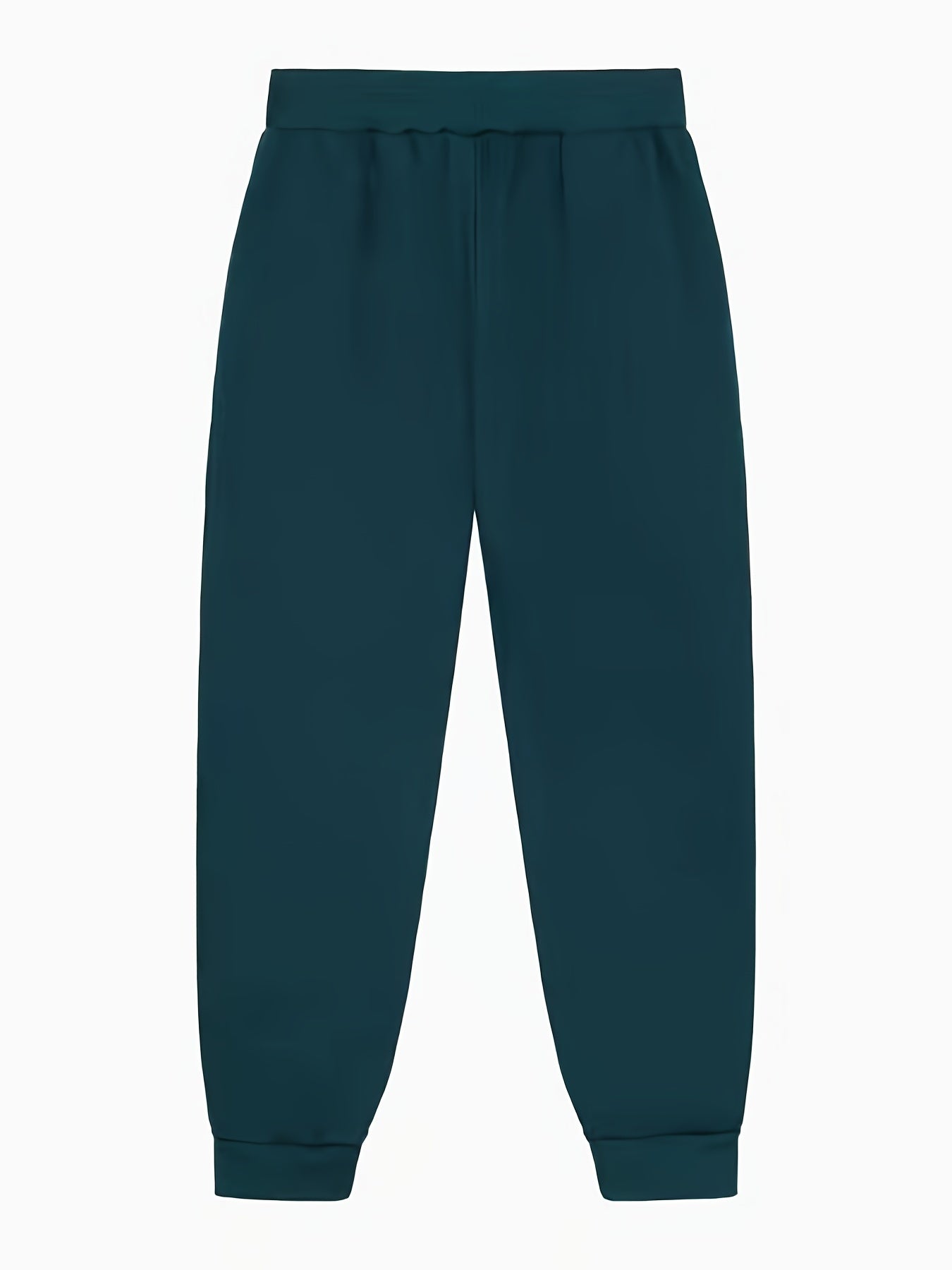 Letter Pattern Print Men's Pants Drawstring Comfy Active Stretch Trousers