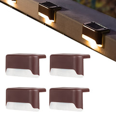 Solar Deck Lights Outdoor LED Waterproof Solar Fence Lights