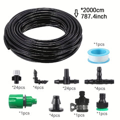 DIY Garden Drip Irrigation Hoses Watering System - Save Water & Time