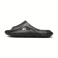 Men's Anime Print Non Slip Platform Slides Soft Sole Cloud Slides