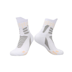 Men's Athletic Crew Socks Moisture Wicking Sports Soccer Basketball Running